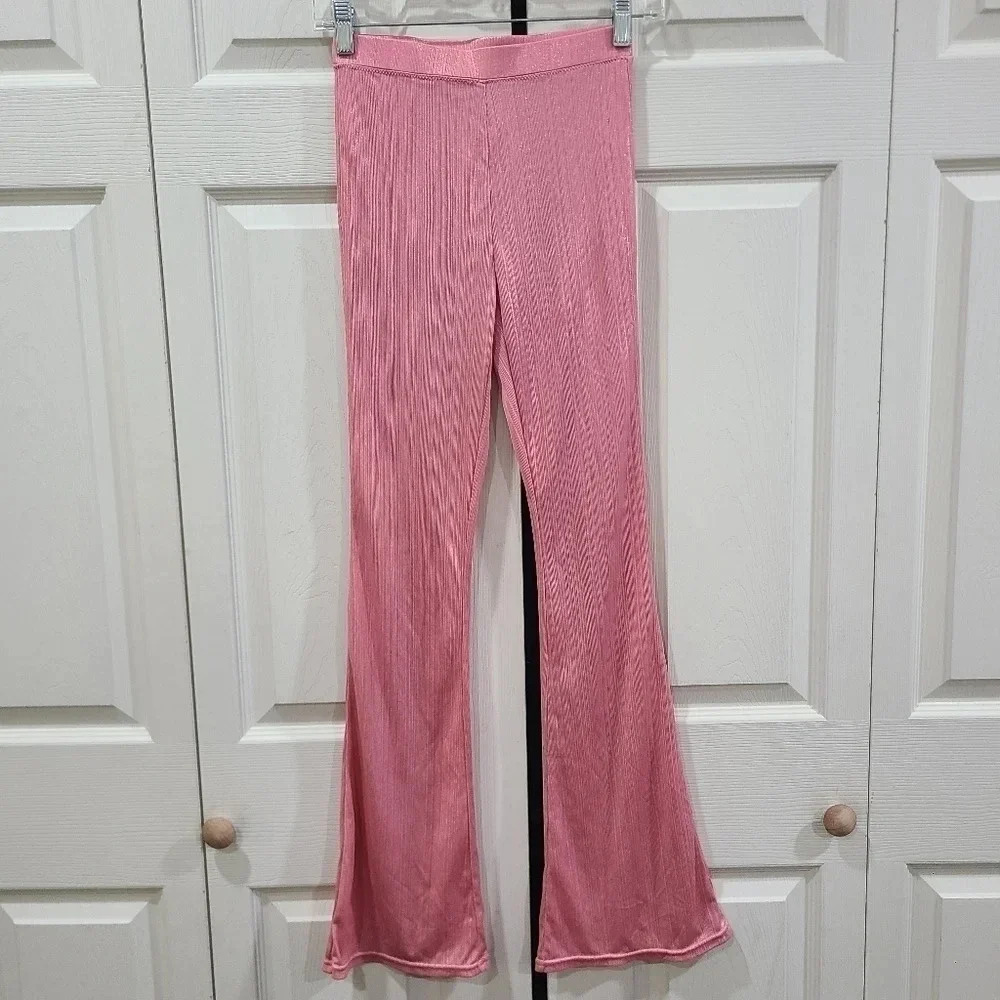 Poster Grl Size XS Disco‎ Pants Festival Rave Pink Shimmer Barbiecore Dolls Kill - Picture 2 of 11